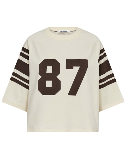 Co'Couture - Ely CC 87 Tee Sweat - Bone/Brown